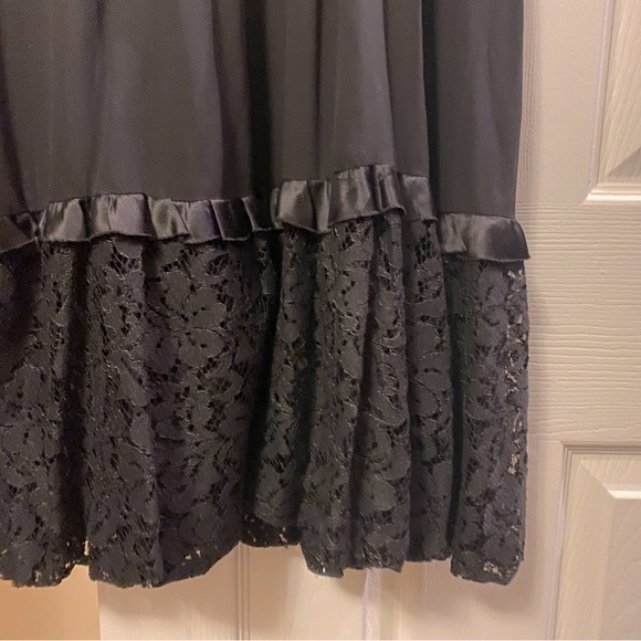 BCBG MaxAzria Silk Lace Maxi Dress Sz 10 - Picture 15 of 15